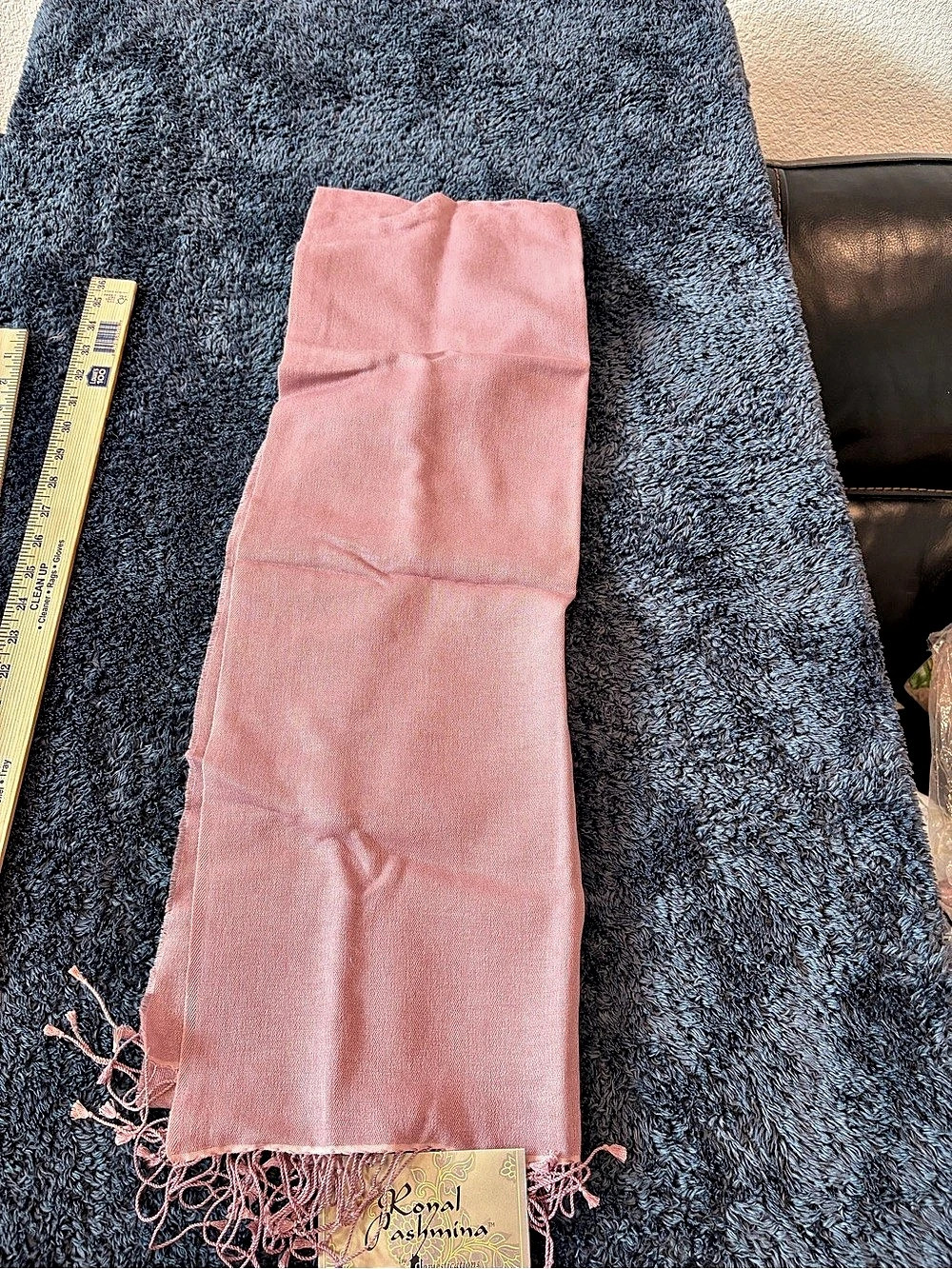Royal Pashmina by Domiestictions11 Pink Scarf Wrap NWT